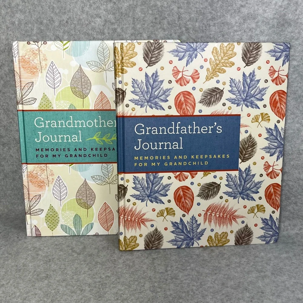 Grandparent Journal Set Memories Keepsake Life History Family Tree Genealogy New